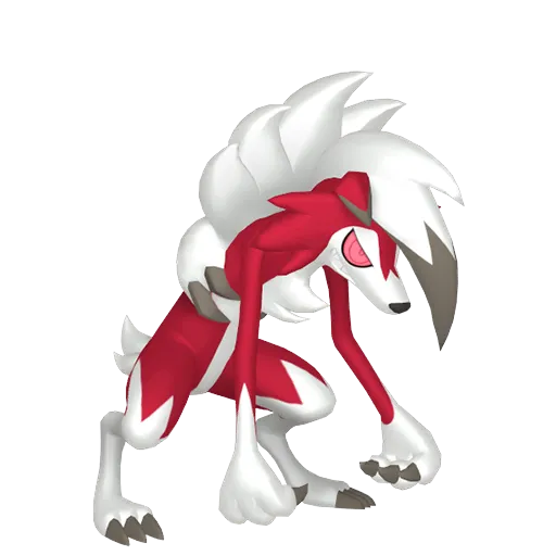random generated pokemon lycanroc-midnight
