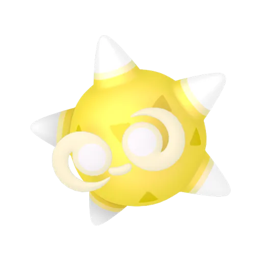 random generated pokemon minior-yellow