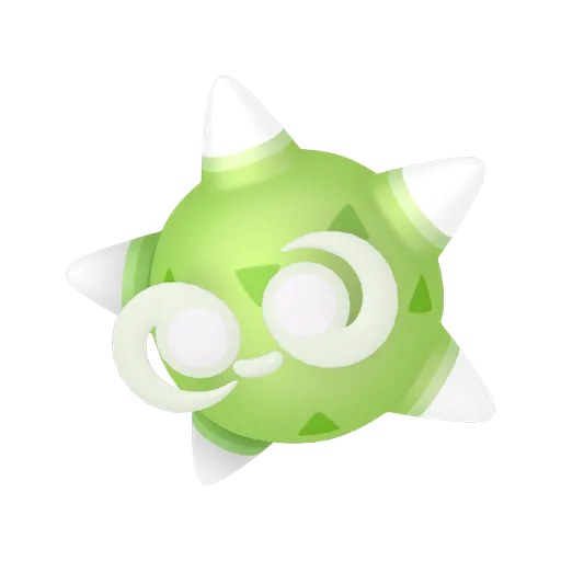 random generated pokemon minior-green