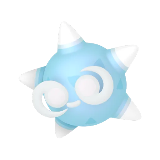 random generated pokemon minior-blue