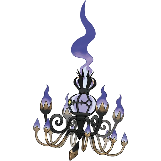 random generated pokemon chandelure-mega